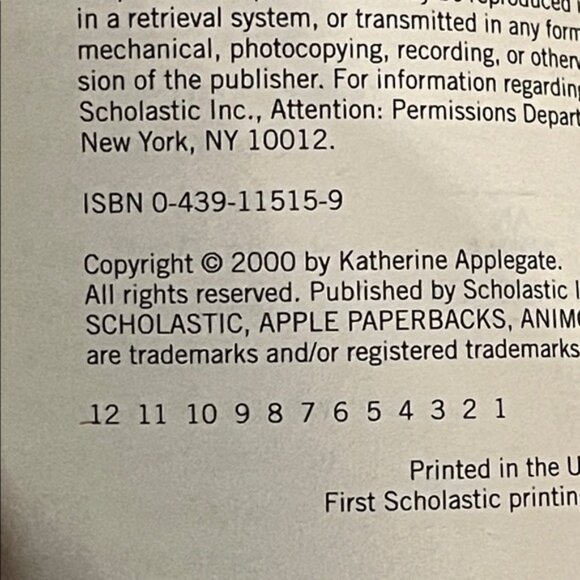 1990s Animorphs Book Series Collection Complete 1-20 + Extras Teen Chapter Paper - Picture 11 of 11